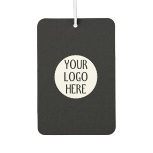 Customize Your Black White company logo Air Freshener