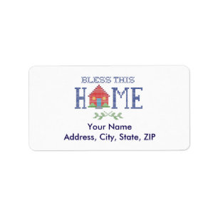Customize Your Bless This Home Label