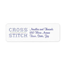 Customize Your Cross Stitch Label