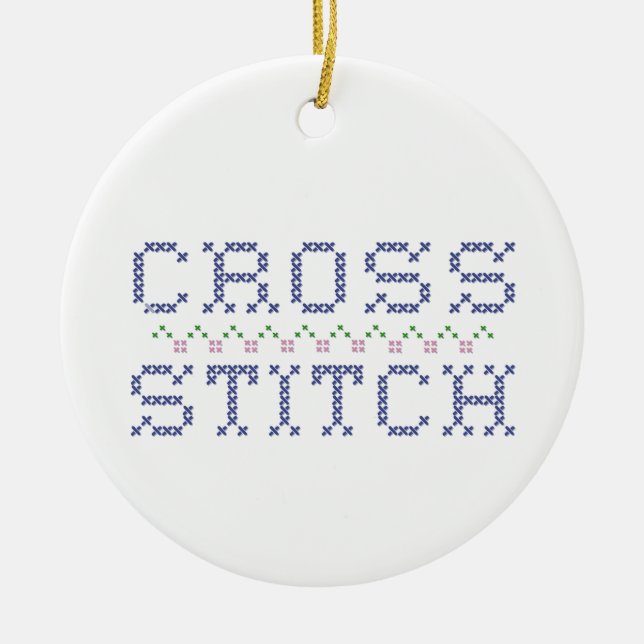 Customize Your Cross Stitch Ornament (Front)