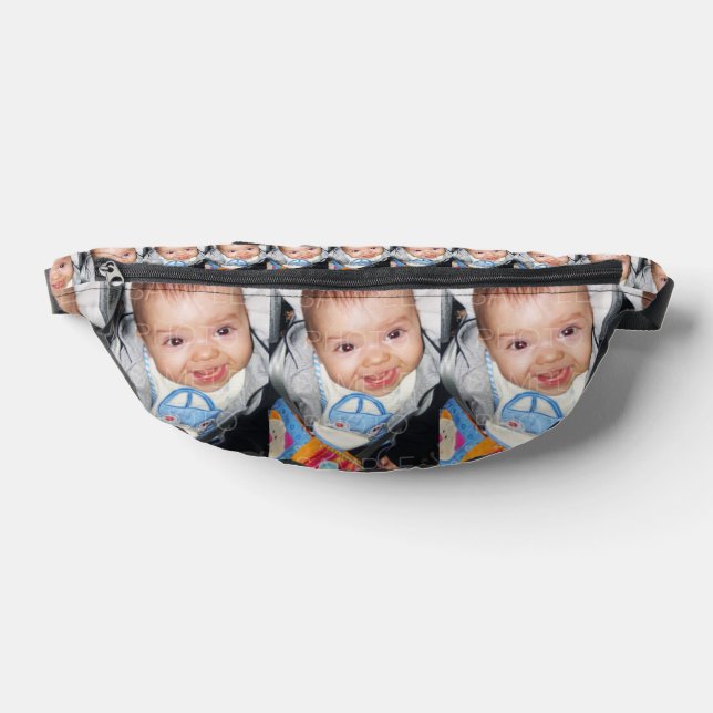 Customize Your custom photos pattern Fanny Pack (Lay Down)