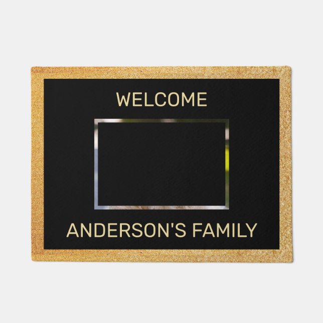 Customize Your Dog Photo Doormat (Front)