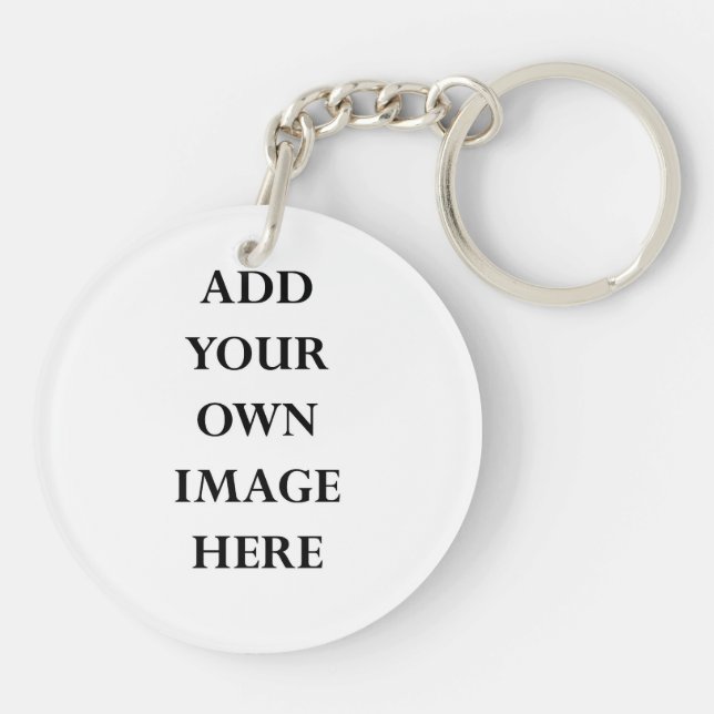 customize your double sided circle keychain (Back)