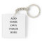 customize your double sided keychain