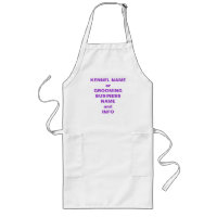 CUSTOMIZE YOUR GROOMING APRON