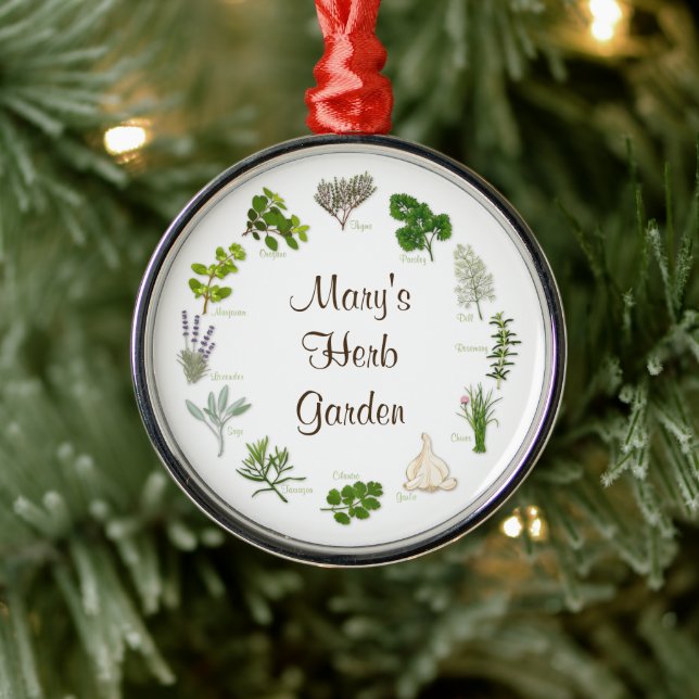 Customize Your Herb Garden Ornament (Tree)