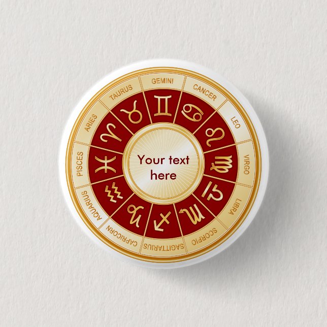 Customize Your Horoscope Button (Front)