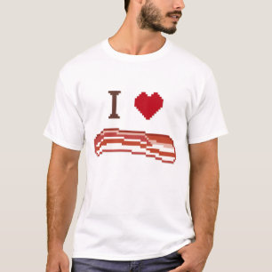 Customize Your I Love Bacon T-Shirt
