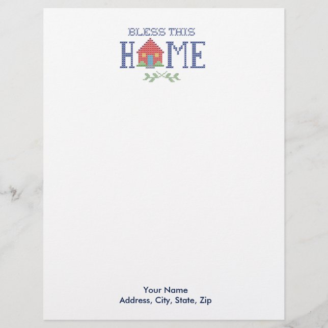 Customize Your Letterhead (Front)