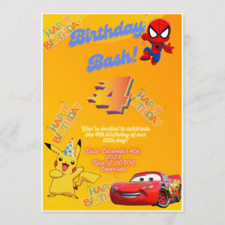 Customize Your Little One's Birthday Card