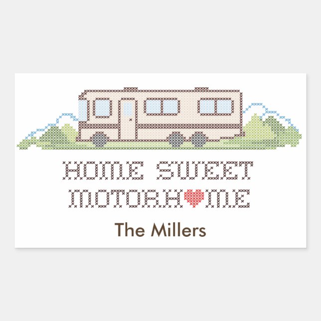 Customize Your Motor Home Sticker (Front)