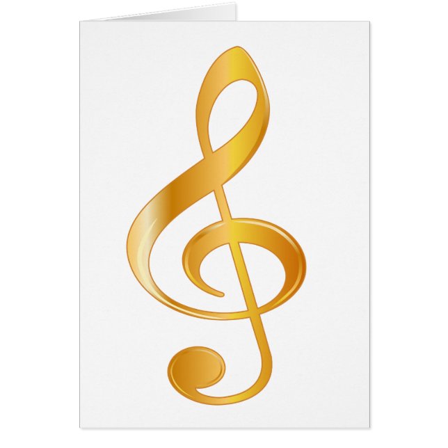 Customize Your Music Notecard (Front)