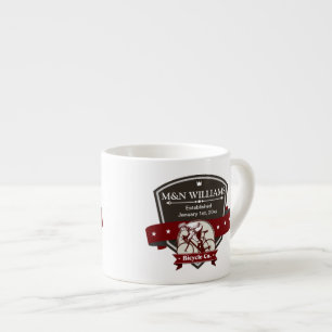Customize Your Name Bicycle Company Logo Espresso Cup