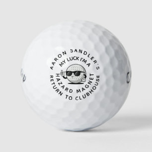 Customize Your Name Golf Fairway Hazard Magnet Balls