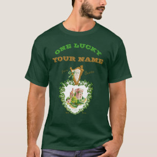 Customize Your Name St Patricks Day Blarney Castle T-Shirt