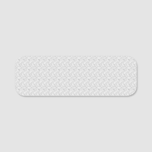 Customize Your Nametag Today! Name Tag (Front)