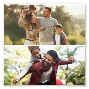 Customize Your Own 2 Photo Collage  Print