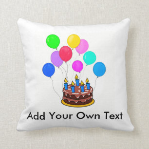 Customize Your Own Birthday Pillow! Throw Pillow