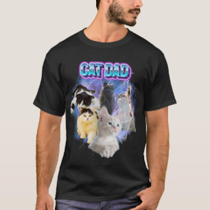 Customize Your Own Cat Mom Bootleg 90s Style Photo T-Shirt