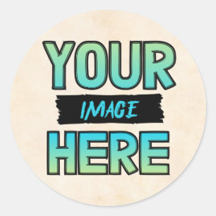 Customize Your Own Classic Round Stickers !