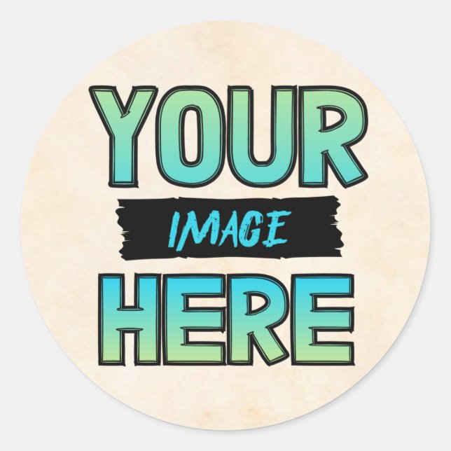Customize Your Own Classic Round Stickers ! (Front)