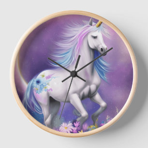 Customize Your Own Custom Made Clock with Unicorn 