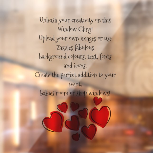 Customize Your Own Decal or Window Cling (Sheet 2)