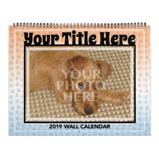 Customize Your Own Dog or Cat Pet Calendar