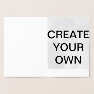 Customize your own foil card