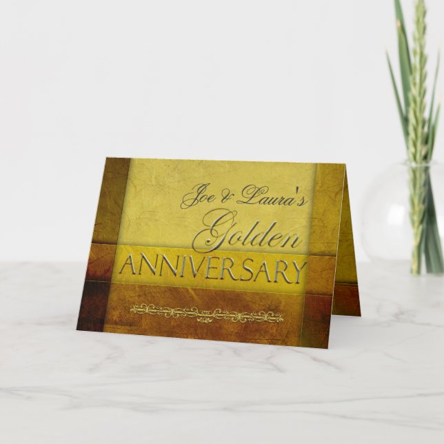 Customize your own Golden Anniversary Invitation (Front)