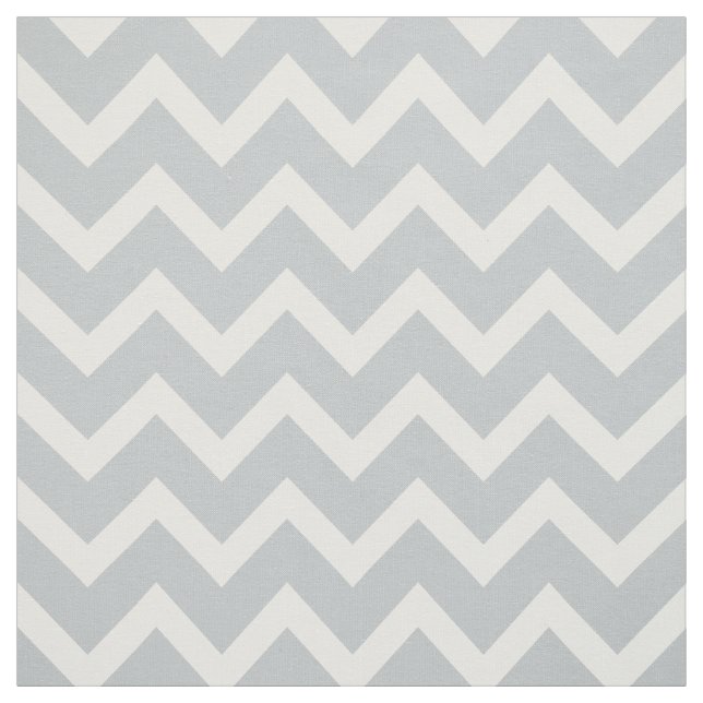 Customize your own grey white chevron pattern fabric (Swatch)