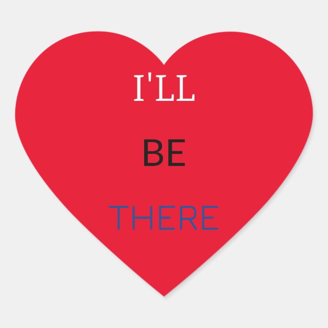 Customize Your Own  Heart Sticker (Front)