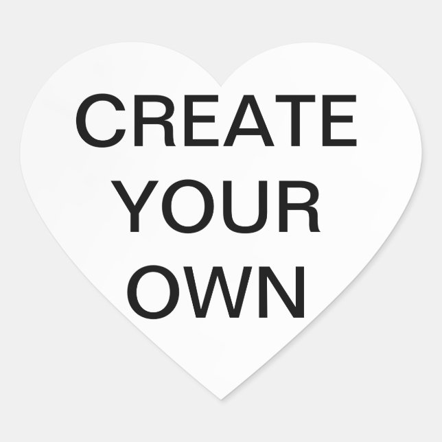 Customize your own heart sticker (Front)