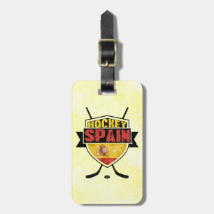 Customize Your Own Hockey Spain Luggage Tag