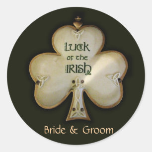 Customize your own Irish Wedding stickers