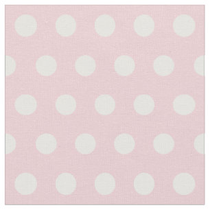 Customize your own polka dots pattern in pink fabric