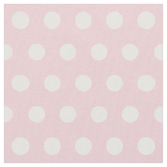 Customize your own polka dots pattern in pink fabric (Close Up)