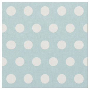 Customize your own polka dots pattern in turquoise fabric