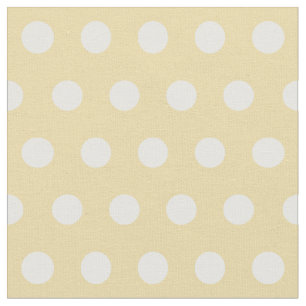 Customize your own polka dots pattern in yellow fabric