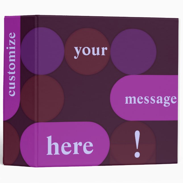 customize your own retro binder (Front/Spine)