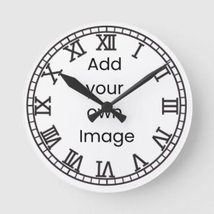 Customize Your Own (Roman Numerals) Wall Clock