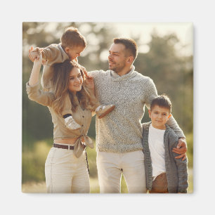Customize Your Own Single Photo Poster Magnet