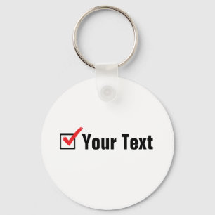 Customize Your Own Social Status - Personal Ad Keychain