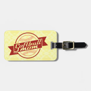 Customize Your Own Softball Mom Luggage Tag