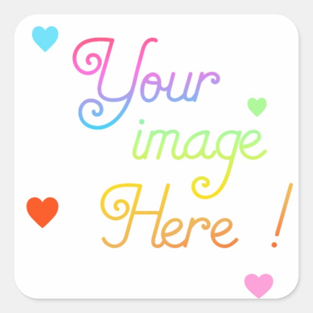 Customize your own Square Stickers (Devant)