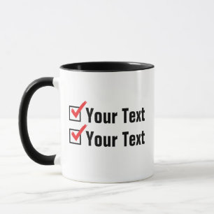Customize Your Own Status - Personal Ad Mug