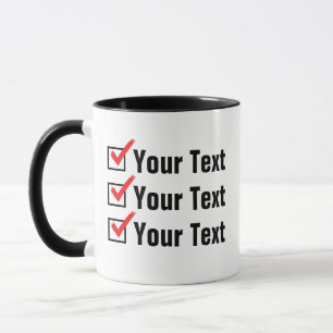 Customize Your Own Status - Personal Ad Mug