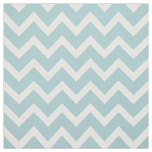 Customize your own turquoise white chevron pattern fabric