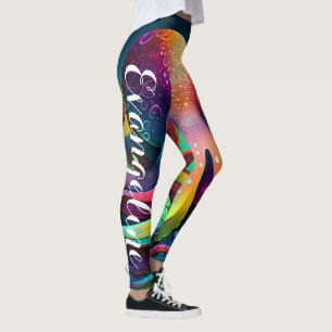 Customize Your Own Yoga Legging with Octopus Print