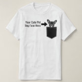 Upload Your Pet Photo Face and Name Customized T Shirt Zazzle